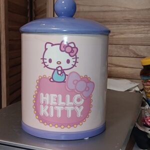 Hello Kitty storage jar lid